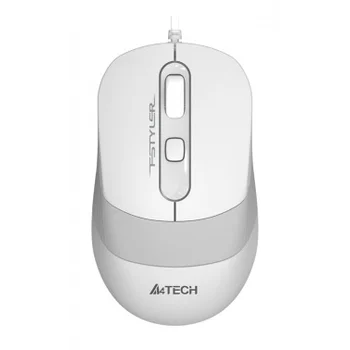 Мышь A4Tech Fstyler FM10 белый/серый оптическая (1600dpi) USB (4but)